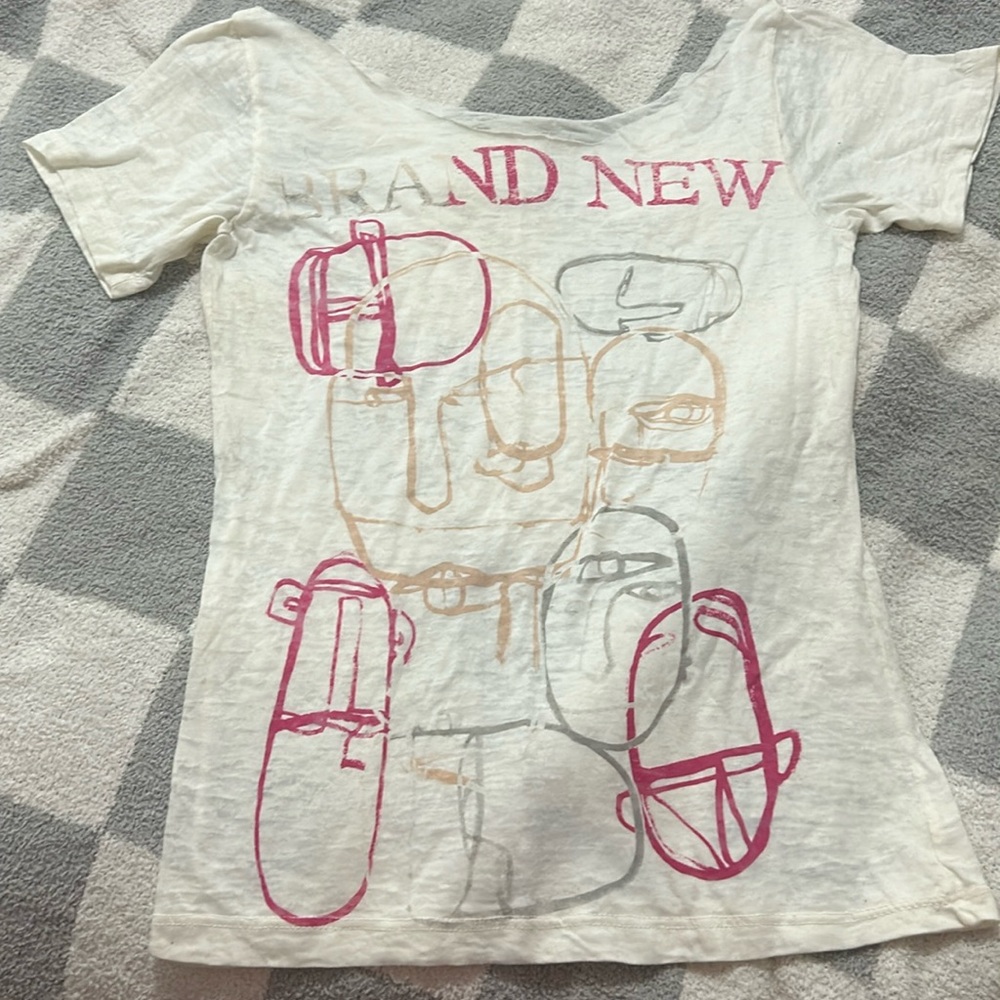 Brand New band tee size small